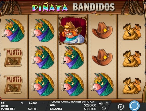 Символи ігрового автомата Pinata Bandidos