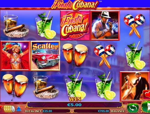 Ігровий автомат Fiesta Cubana - призова комбінація...
