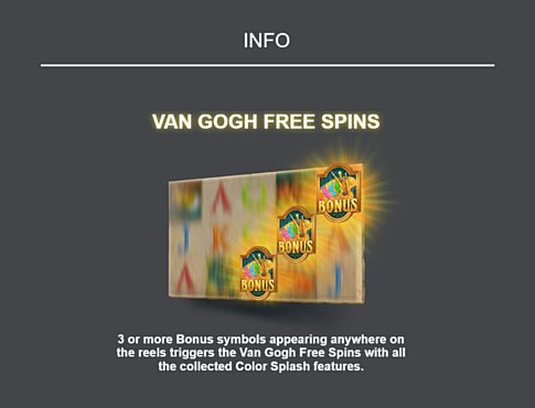 Фріспіни в онлайн апараті Van Gogh